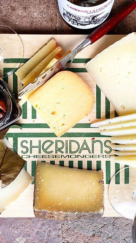 Quality cheeses from local dairy cows in Ireland