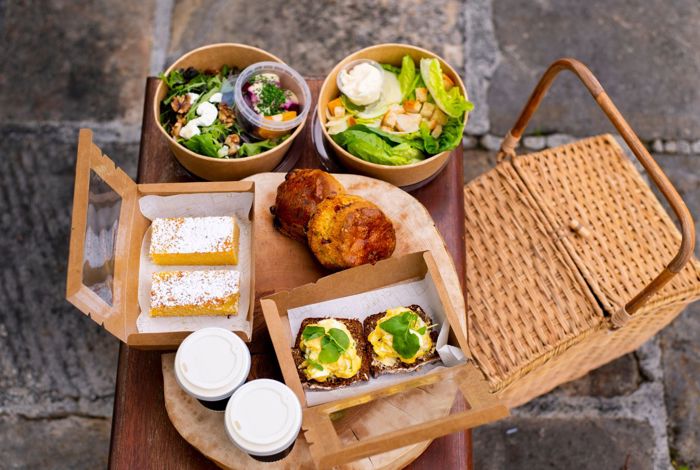 Takeaway lunch from the pantry at co kildare