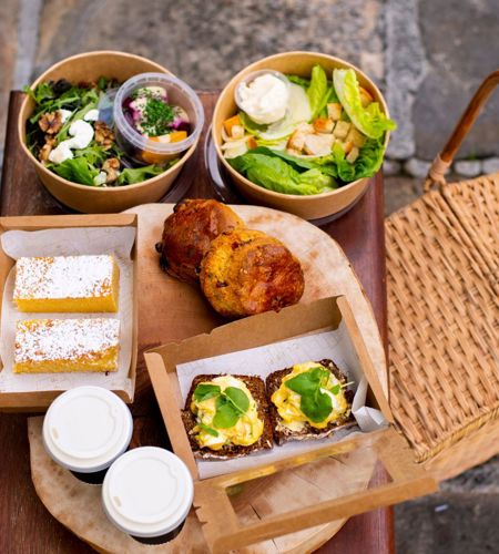 Takeaway lunch from the pantry at co kildare