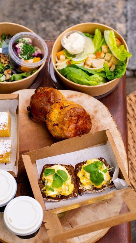 Takeaway lunch from the pantry at co kildare