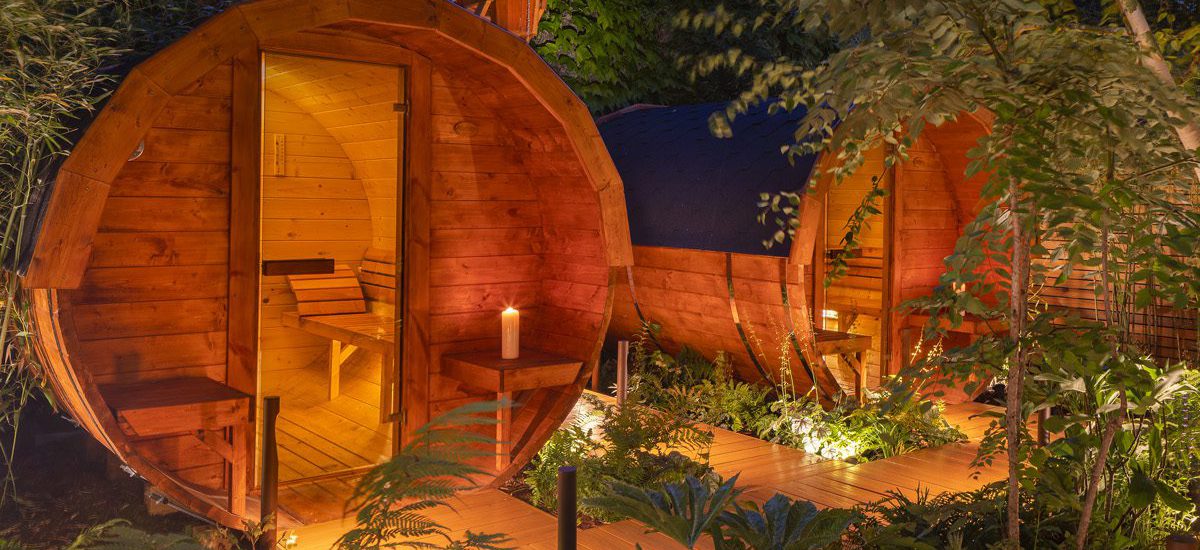 The Village outdoor saunas