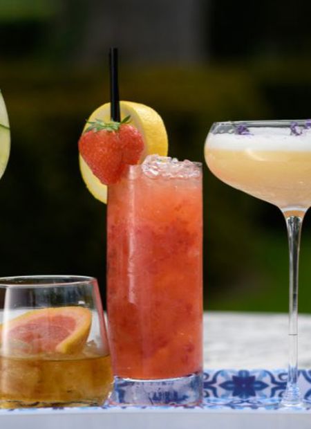 Garden cocktails at country house estate near dublin