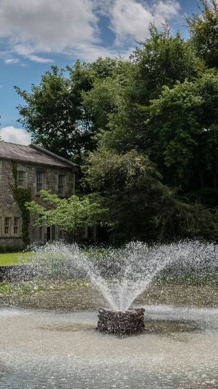 4 star hotl in county kildare with garden fountain