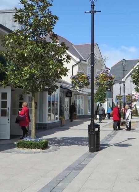 Shopping mall in kildare village near dublin