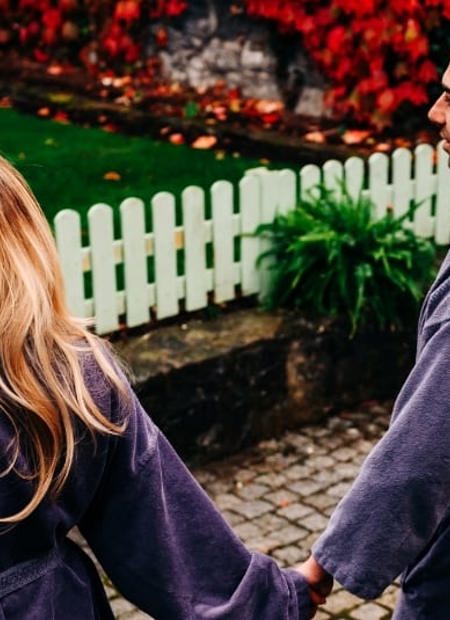 Couples day spa with dressing gowns at 4 star hotel