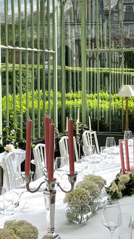Atrium dining room wedding venue near dublin