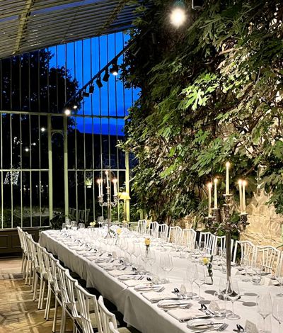 Garden atrium wedding venue in ireland