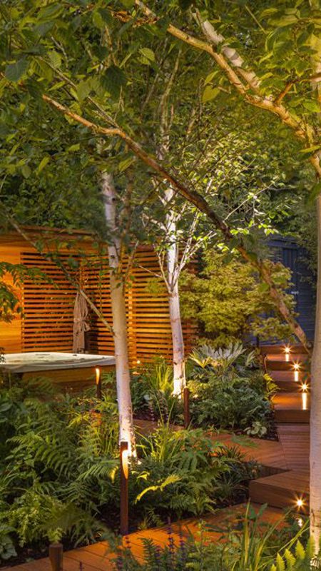 The Village outdoor saunas and hote tubs and spa treatments