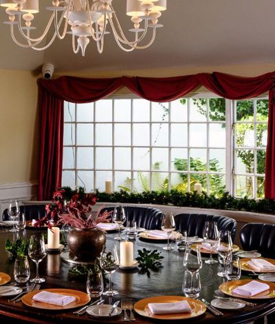 Privat dining in country house estate co kildare
