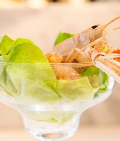 Prawn cocktail luxury fine dining in ireland