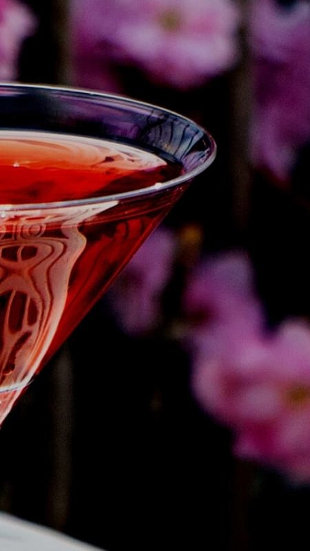 Cosmopolitan cocktail close up