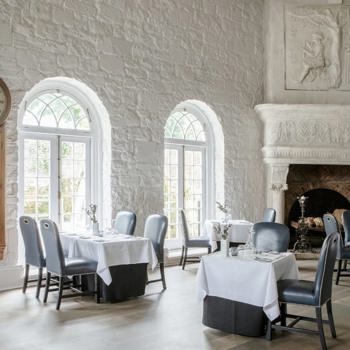 Fireplace elegant dining room in co kildare