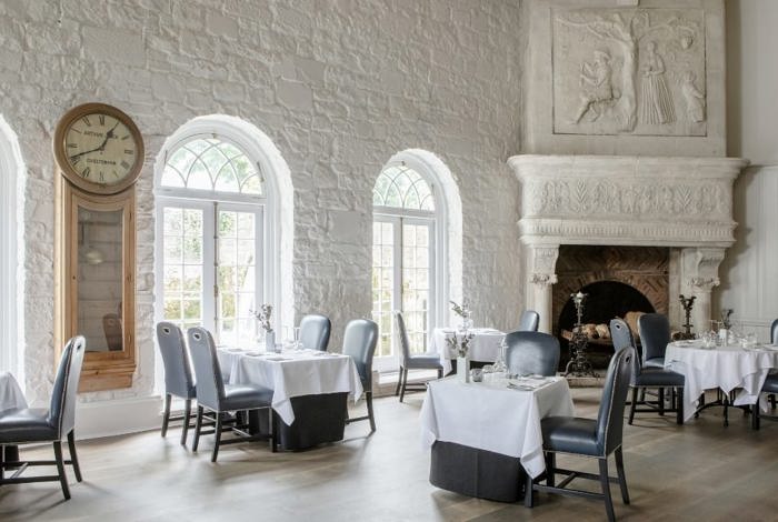 Fireplace elegant dining room in co kildare