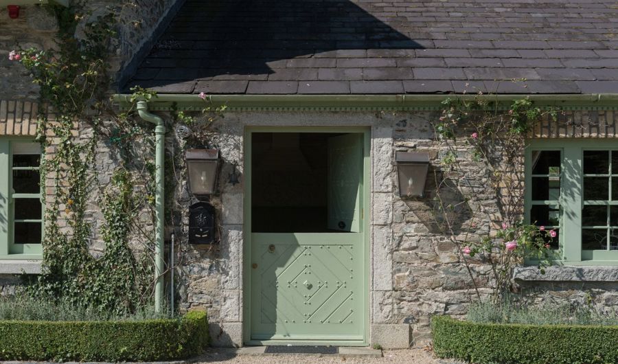 Stone building in country house in ireland