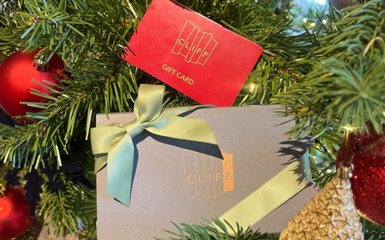 A gift card from Cliff at Lyons, ideal for festive gifting during the Christmas period.